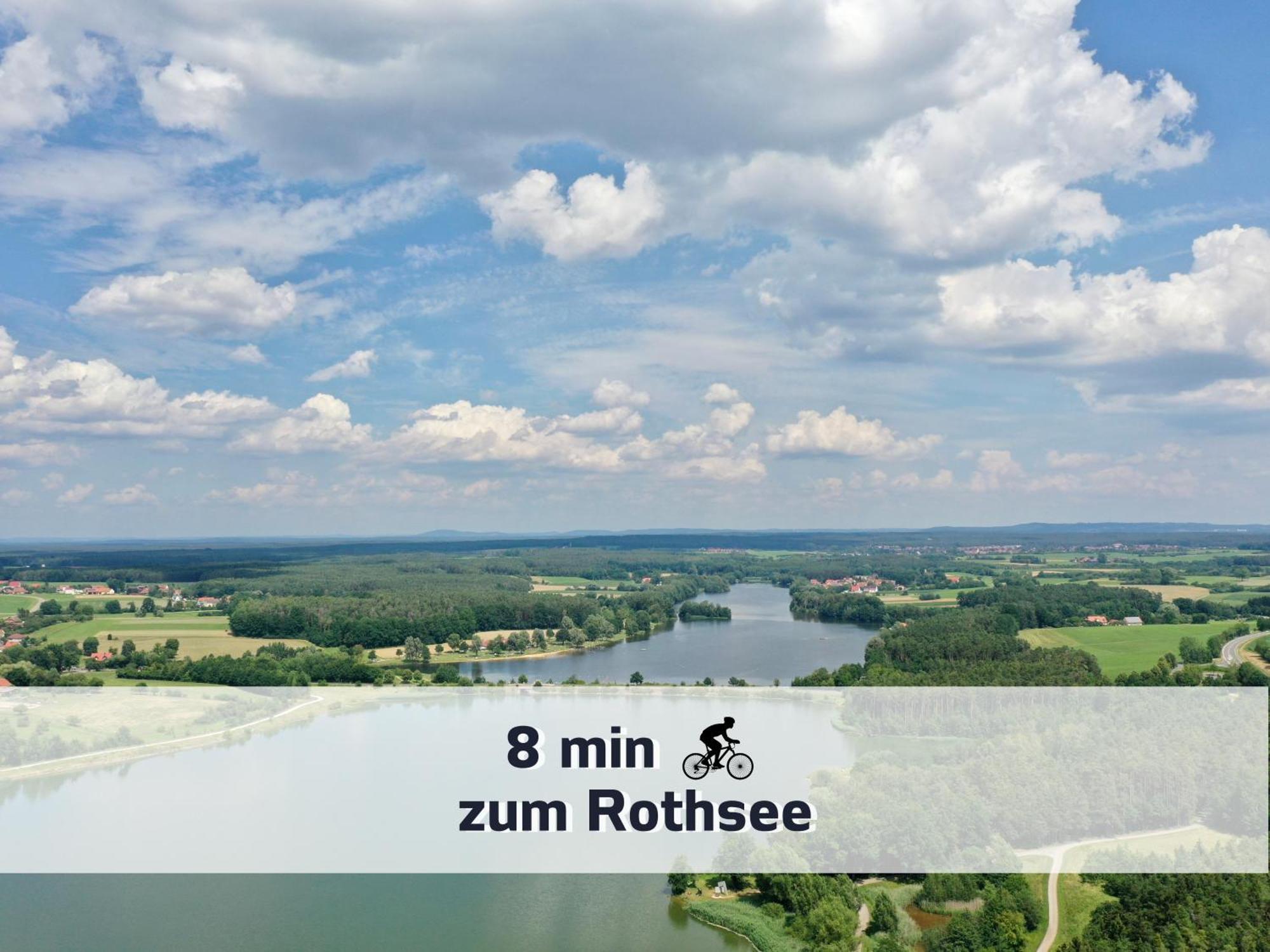 Ferienhaus Rothsee-Oase Ideale Ausgangslage Mit Tollem Ausblick, Sauna Und Privatem Garten Roth  Esterno foto